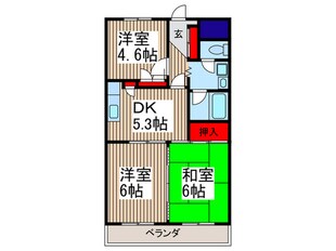 レイアップワン川口の物件間取画像